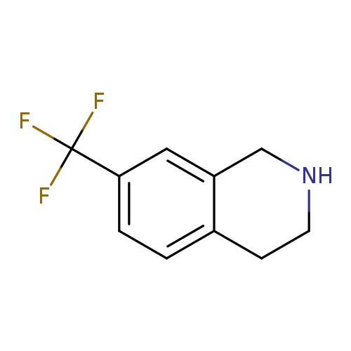 FC(c1ccc2c(c1)CNCC2)(F)F
