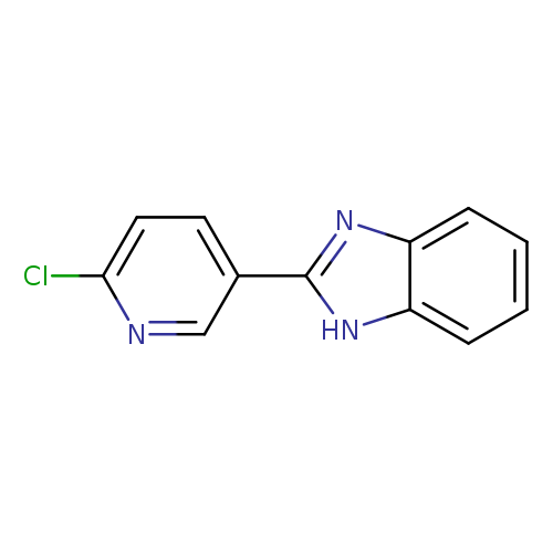Clc1ccc(cn1)c1nc2c([nH]1)cccc2