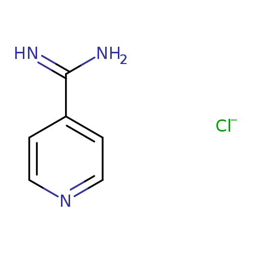 NC(=N)c1ccncc1.[Cl-]