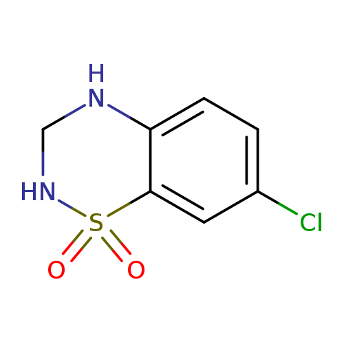 Clc1ccc2c(c1)S(=O)(=O)NCN2