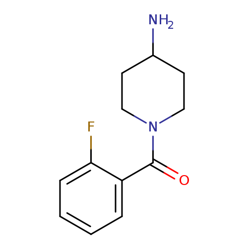 NC1CCN(CC1)C(=O)c1ccccc1F