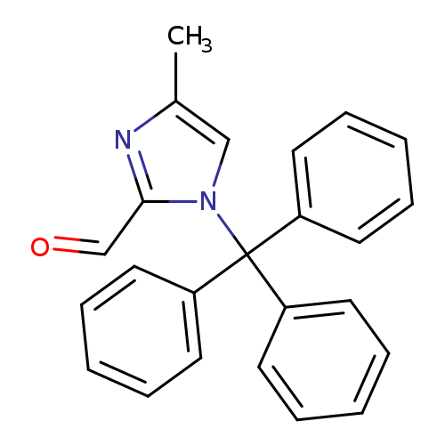 O=Cc1nc(cn1C(c1ccccc1)(c1ccccc1)c1ccccc1)C