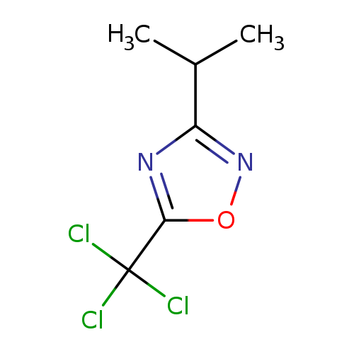 CC(c1noc(n1)C(Cl)(Cl)Cl)C