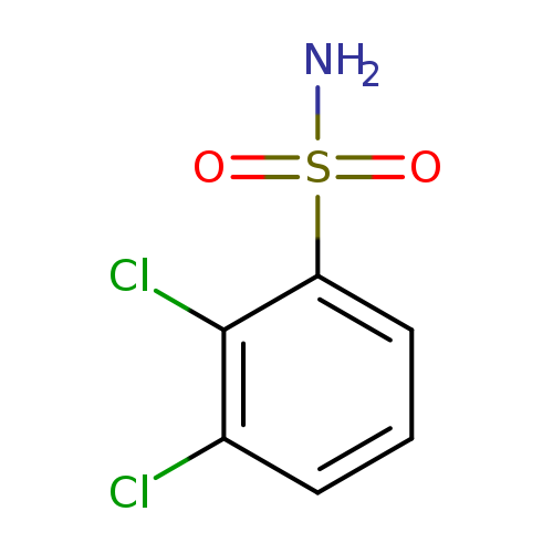 Clc1cccc(c1Cl)S(=O)(=O)N