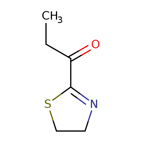CCC(=O)C1=NCCS1