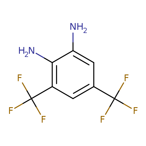 Nc1cc(cc(c1N)C(F)(F)F)C(F)(F)F