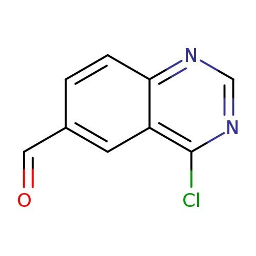 O=Cc1ccc2c(c1)c(Cl)ncn2
