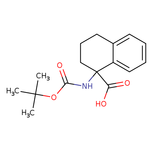 O=C(NC1(CCCc2c1cccc2)C(=O)O)OC(C)(C)C