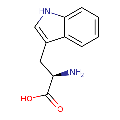 OC(=O)[C@@H](Cc1c[nH]c2c1cccc2)N