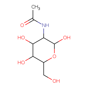 OCC1OC(O)C(C(C1O)O)NC(=O)C