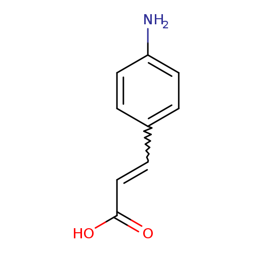 OC(=O)C=Cc1ccc(cc1)N