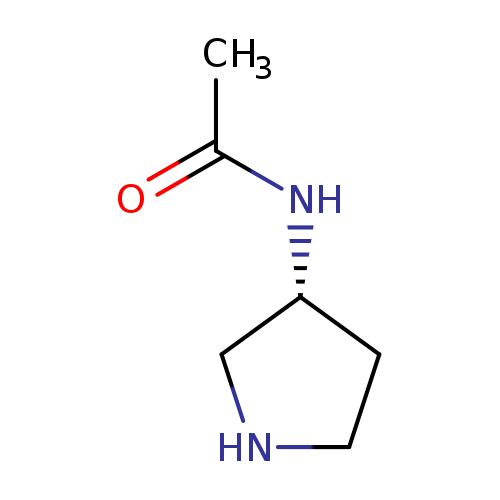 CC(=O)N[C@H]1CNCC1