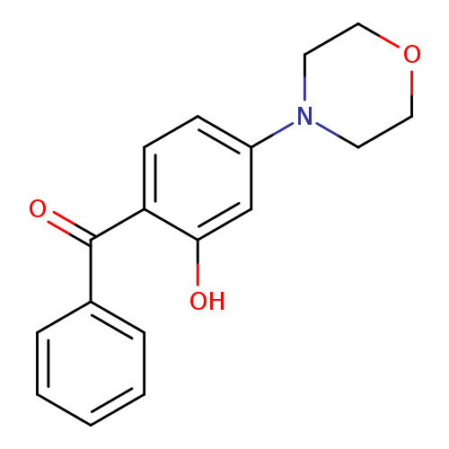 Oc1cc(ccc1C(=O)c1ccccc1)N1CCOCC1