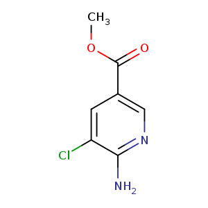 COC(=O)c1cnc(c(c1)Cl)N