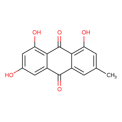 Cc1cc(O)c2c(c1)C(=O)c1c(C2=O)c(O)cc(c1)O