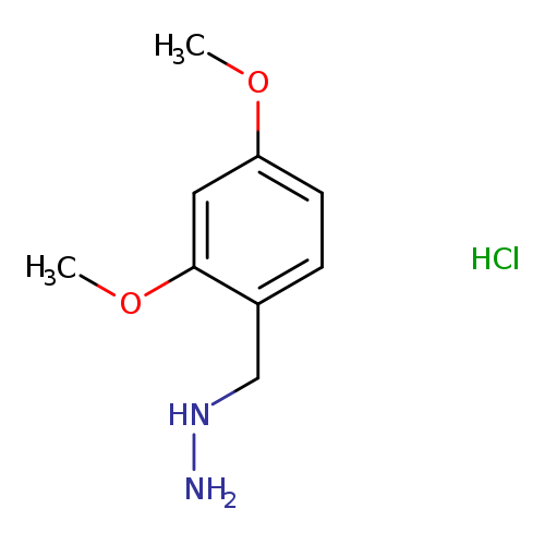 NNCc1ccc(cc1OC)OC.Cl