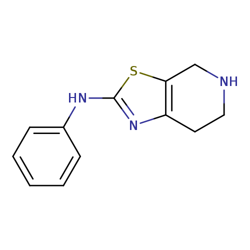 c1ccc(cc1)Nc1nc2c(s1)CNCC2