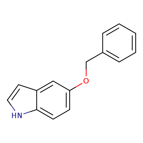 c1ccc(cc1)COc1ccc2c(c1)cc[nH]2