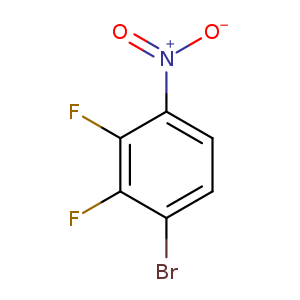 [O-][N+](=O)c1ccc(c(c1F)F)Br