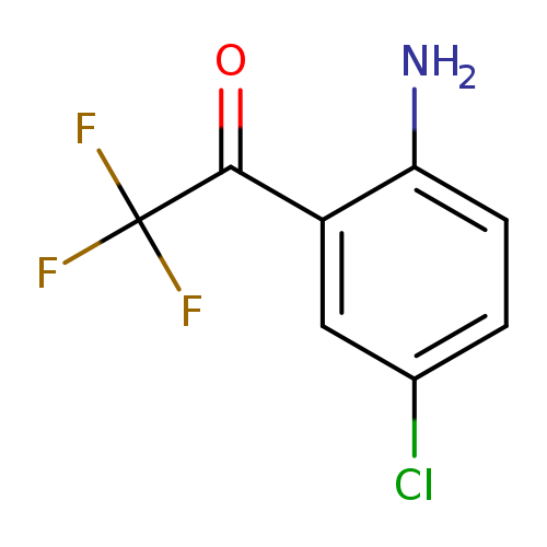 O=C(C(F)(F)F)c1cc(Cl)ccc1N