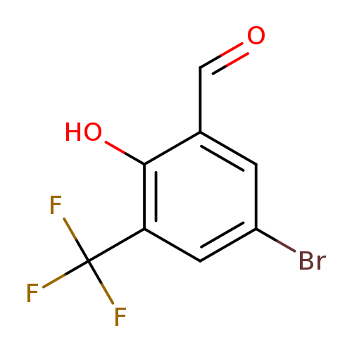 O=Cc1cc(Br)cc(c1O)C(F)(F)F