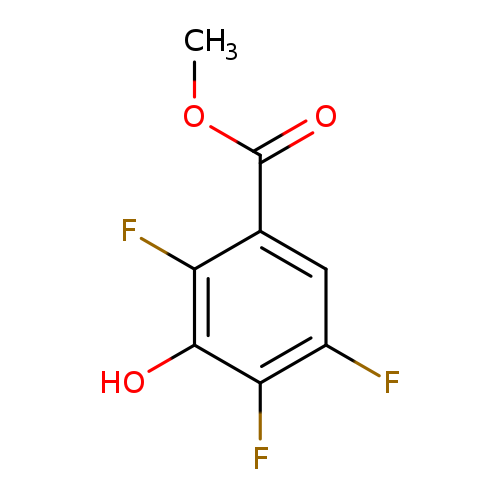 COC(=O)c1cc(F)c(c(c1F)O)F