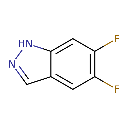 Fc1cc2[nH]ncc2cc1F