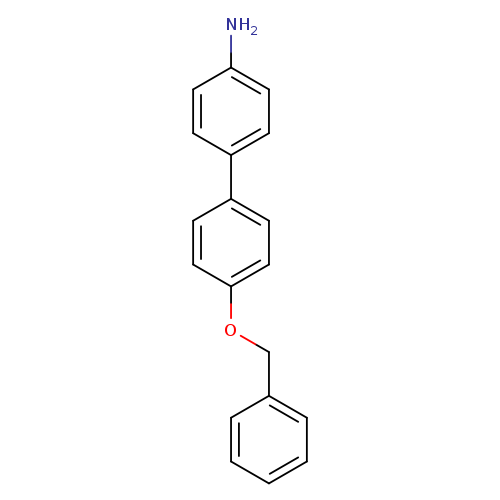Nc1ccc(cc1)c1ccc(cc1)OCc1ccccc1
