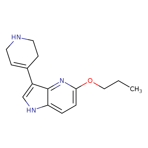 CCCOc1ccc2c(n1)c(c[nH]2)C1=CCNCC1