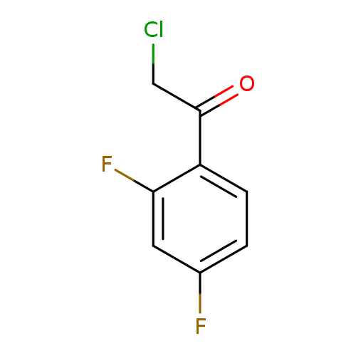 ClCC(=O)c1ccc(cc1F)F