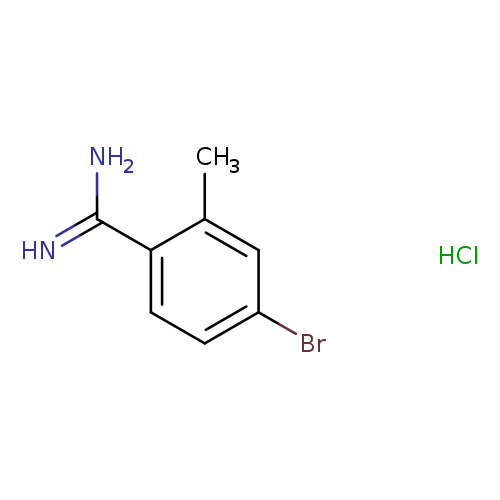 Brc1ccc(c(c1)C)C(=N)N.Cl
