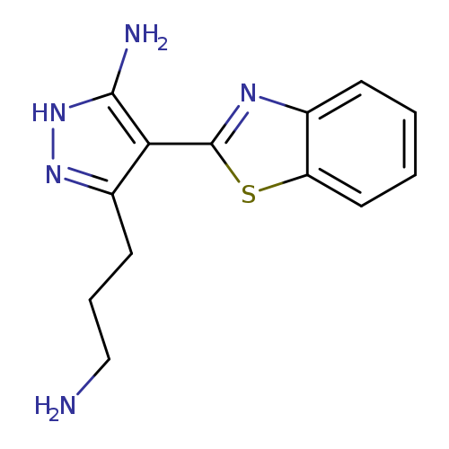 NCCCc1n[nH]c(c1c1nc2c(s1)cccc2)N