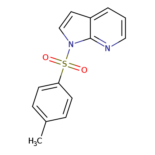 Cc1ccc(cc1)S(=O)(=O)n1ccc2c1nccc2