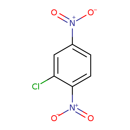 [O-][N+](=O)c1ccc(c(c1)Cl)[N+](=O)[O-]