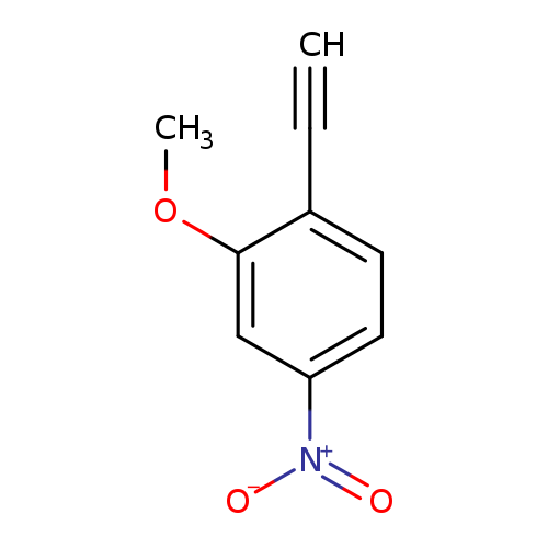 COc1cc(ccc1C#C)[N+](=O)[O-]