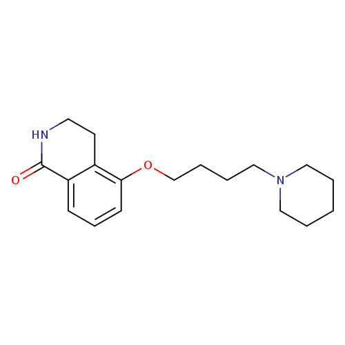 O=C1NCCc2c1cccc2OCCCCN1CCCCC1