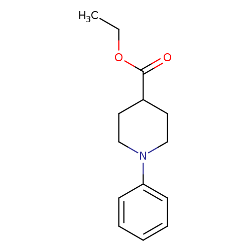 CCOC(=O)C1CCN(CC1)c1ccccc1