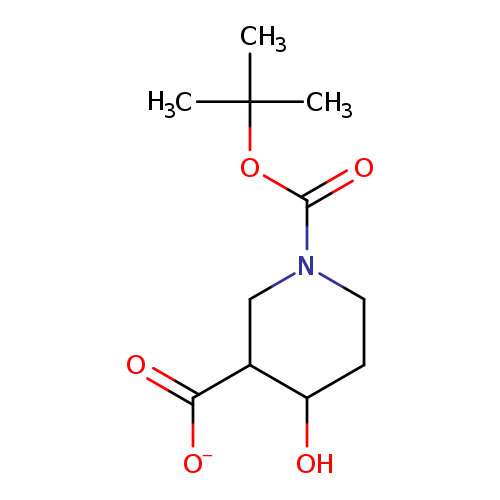 OC1CCN(CC1C(=O)[O-])C(=O)OC(C)(C)C