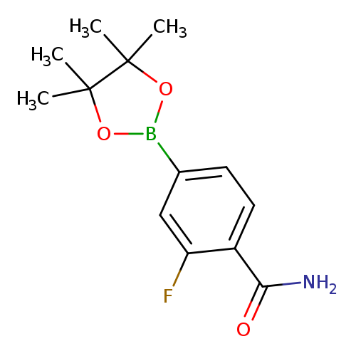 B1(OC(C(O1)(C)C)(C)C)c2ccc(c(c2)F)C(=O)N