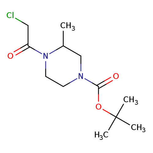 ClCC(=O)N1CCN(CC1C)C(=O)OC(C)(C)C