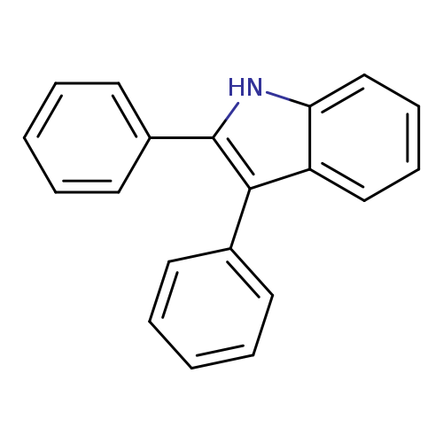 c1ccc(cc1)c1c([nH]c2c1cccc2)c1ccccc1