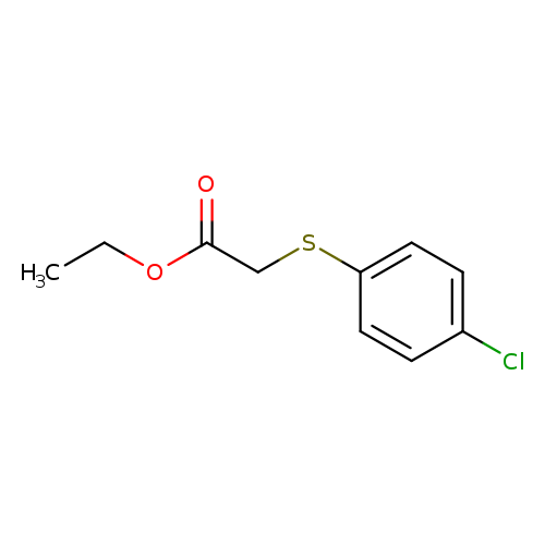CCOC(=O)CSc1ccc(cc1)Cl
