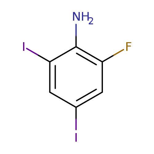 Ic1cc(F)c(c(c1)I)N