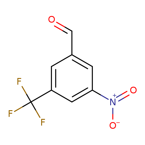O=Cc1cc(cc(c1)C(F)(F)F)[N+](=O)[O-]