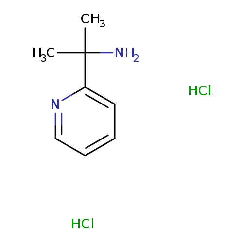 CC(c1ccccn1)(N)C.Cl.Cl