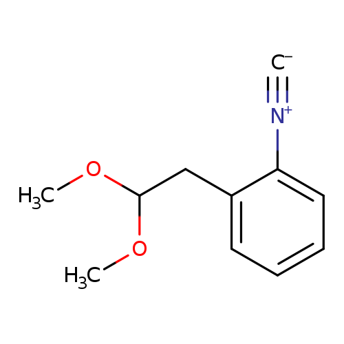 COC(Cc1ccccc1[N+]#[C-])OC