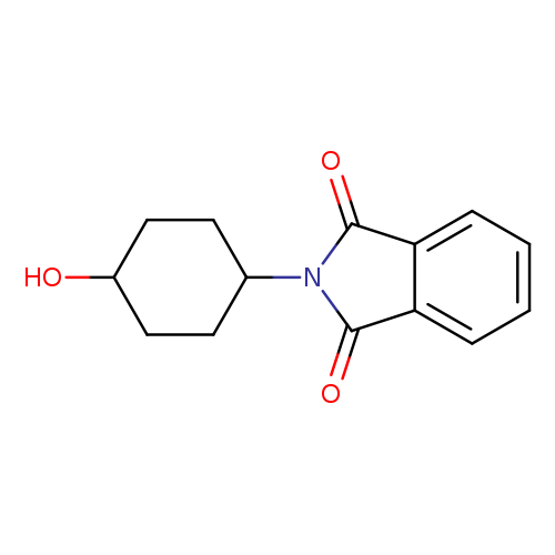 OC1CCC(CC1)N1C(=O)c2c(C1=O)cccc2
