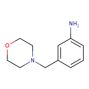 Nc1cccc(c1)CN1CCOCC1
