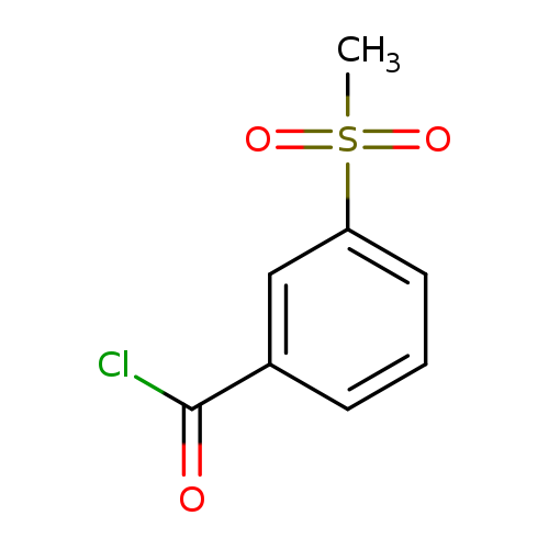 ClC(=O)c1cccc(c1)S(=O)(=O)C