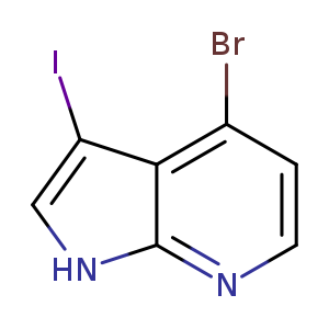 Brc1ccnc2c1c(I)c[nH]2